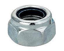 Гайка оцинкованная самоконтрящаяся DIN 985 М6 Стройбат (14шт)  картинка